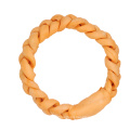 rawhide braided ring swollen garland dog chews